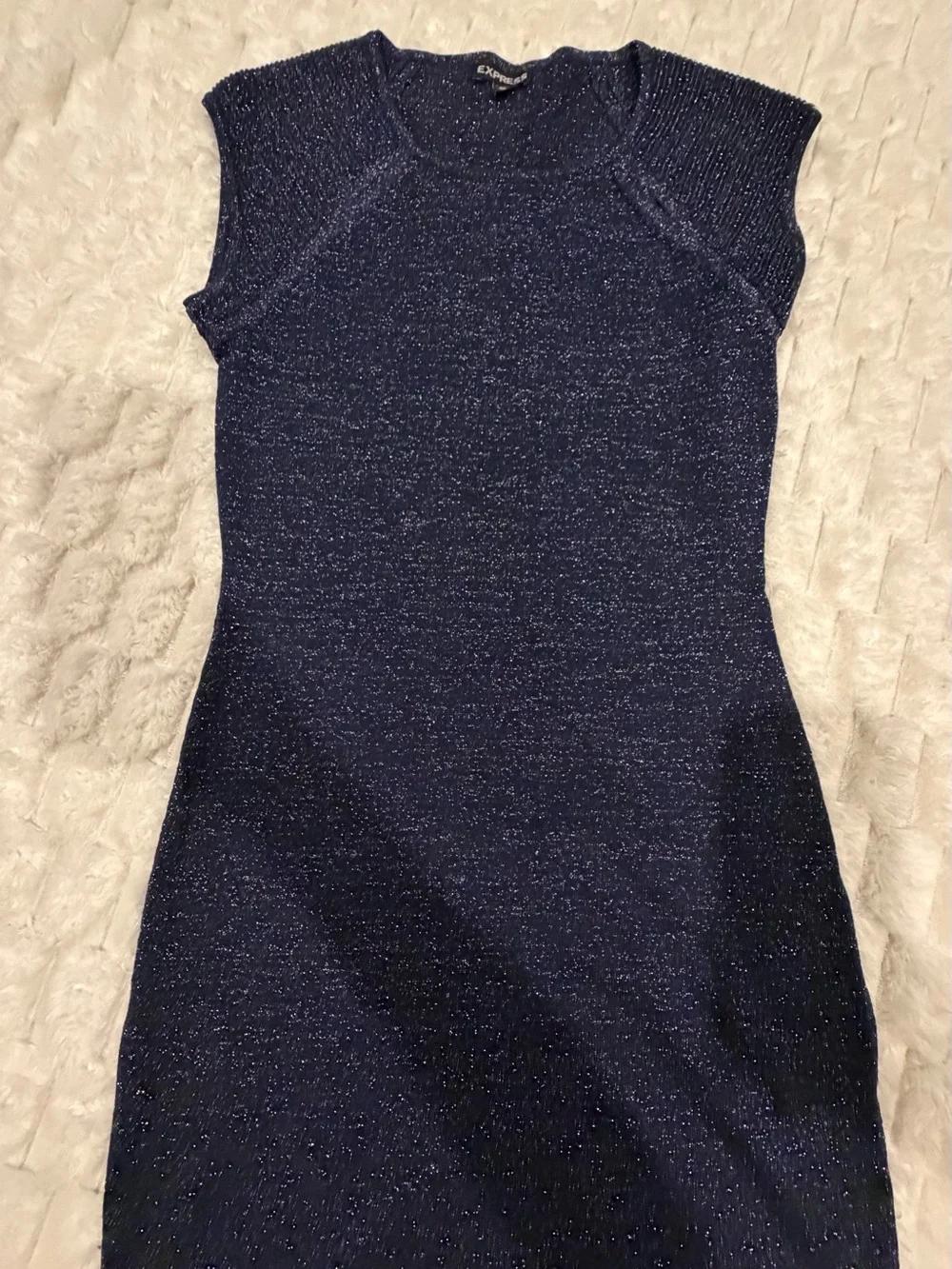 GAP Sparkle Navy Knit Dress